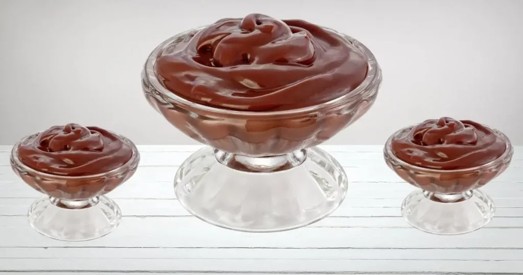pudim de chocolate cremoso