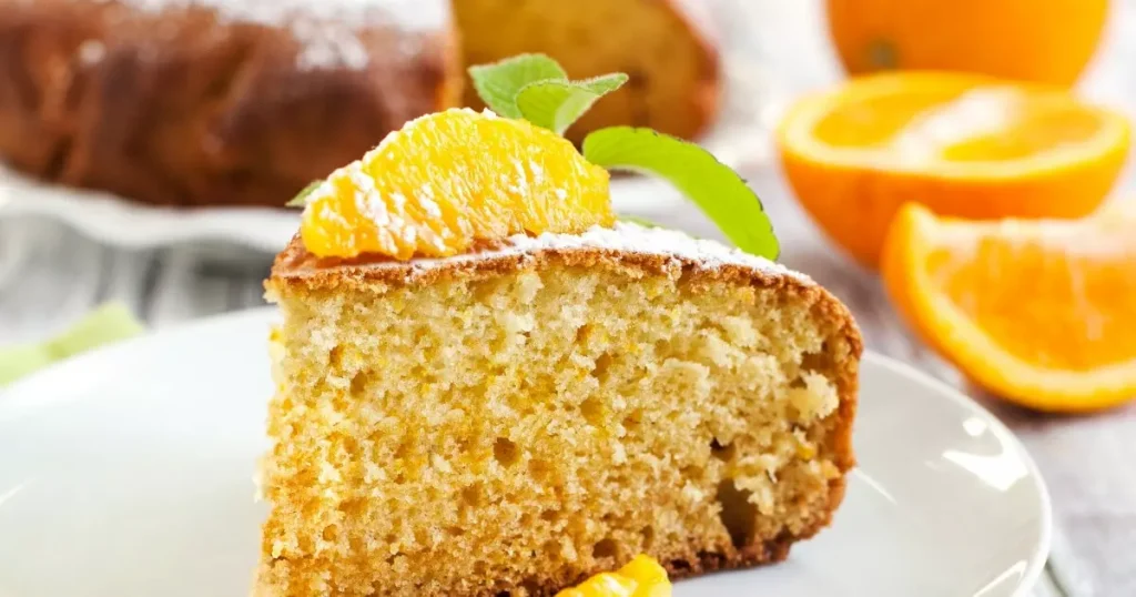 Receita de bolo de laranja com duas laranjas