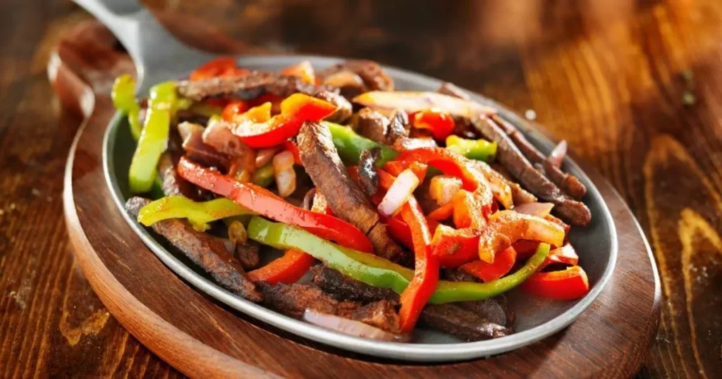 Receita de carne em tiras