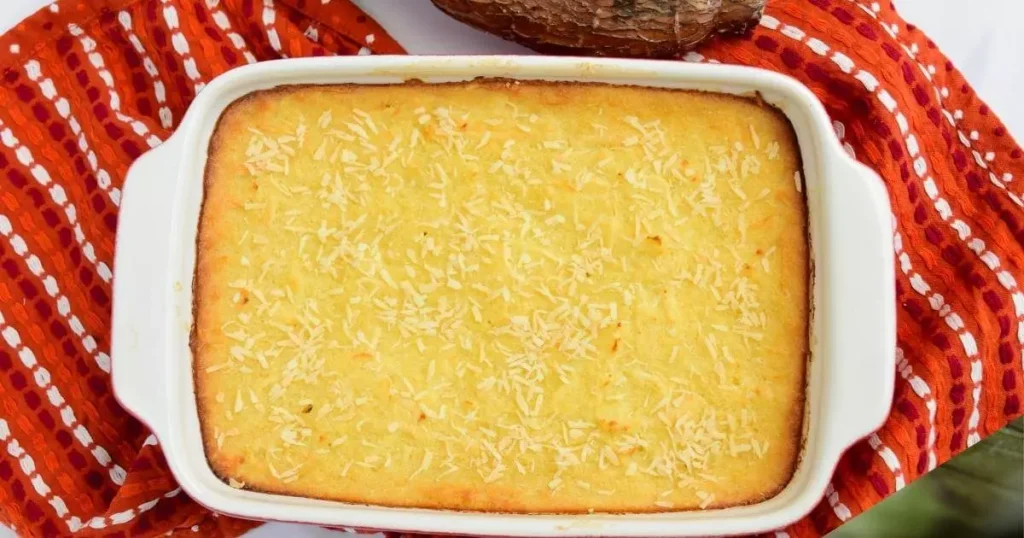 Bolo Aipim Cozido