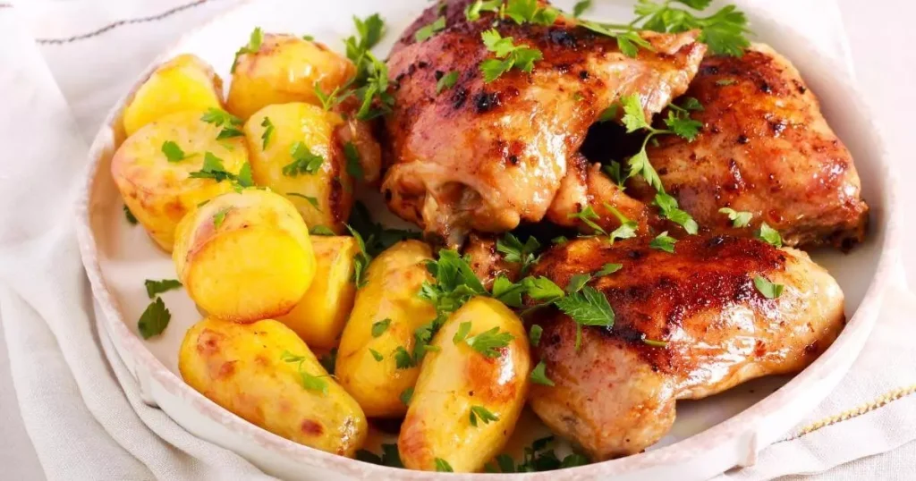 Frango Assado com Batata