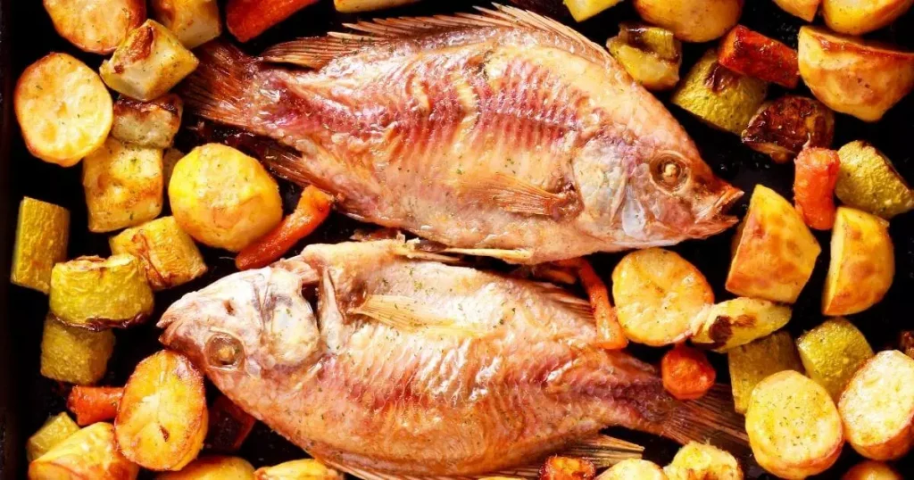 Tilápia Assada no Forno
