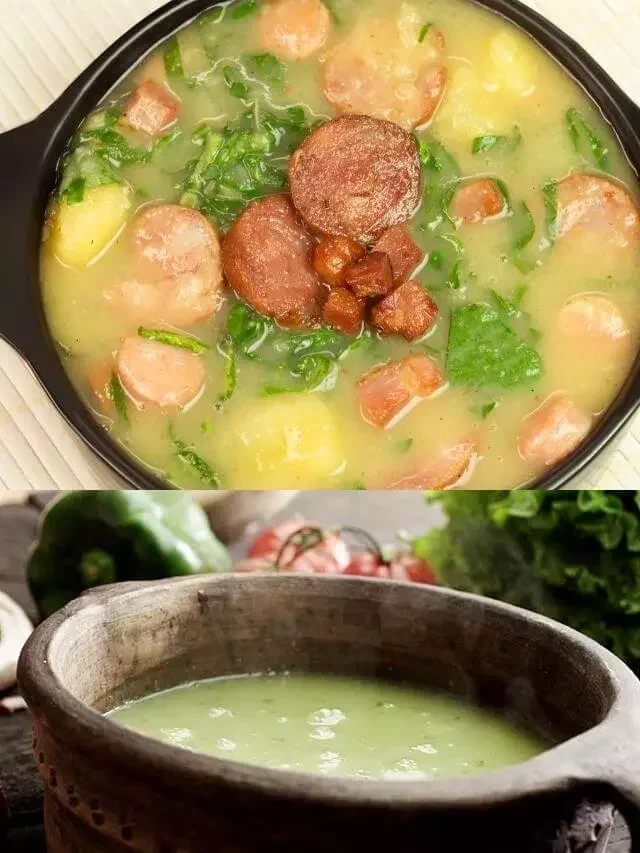 Receita Quente: Caldo Verde com Linguiça e Bacon