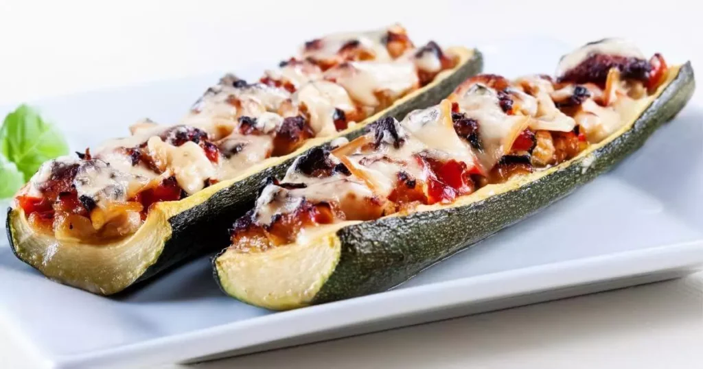 Receita com Abobrinha Paulista Recheada