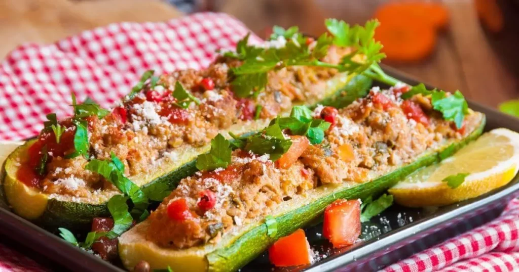 Abobrinha Recheada Gostosa e Simples