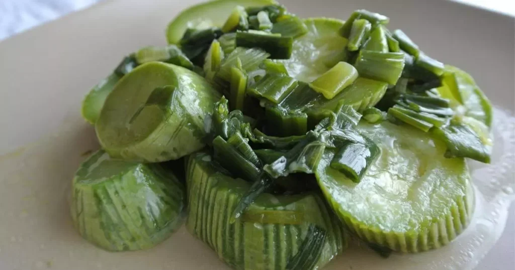 Receita de Abobrinha Cozida com Azeite
