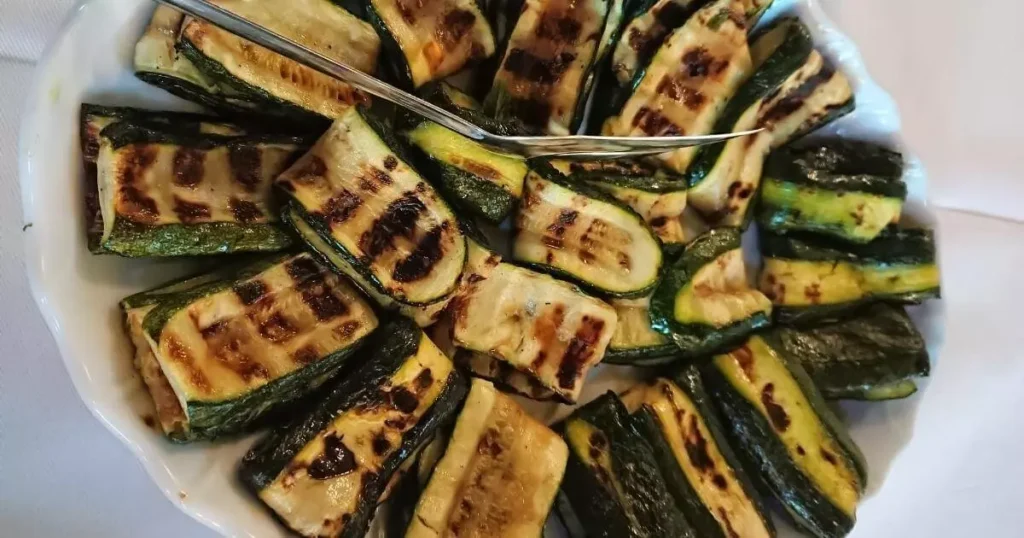 Abobrinha Grelhada na Margarina