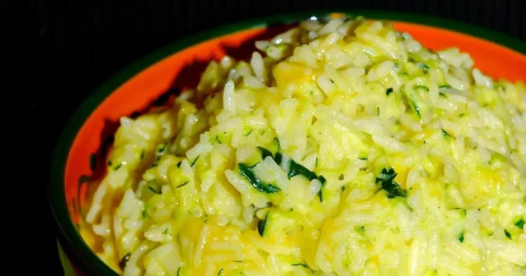 Arroz com Abobrinha Amanteigado