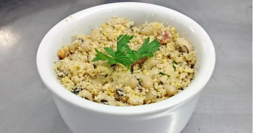 Farofa de Abobrinha com Caldo