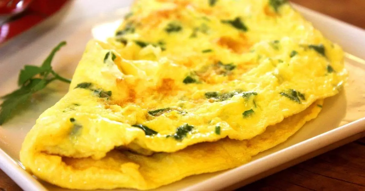 Omelete de Abobrinha Enriquecido