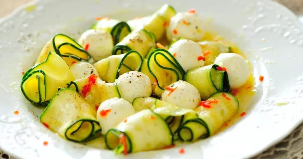 Salada de Abobrinha Crua