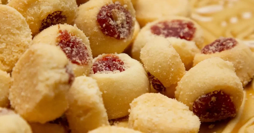 biscoito amanteigado com goiabada