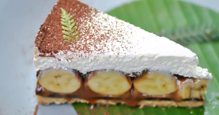 fatia de banoffe pie