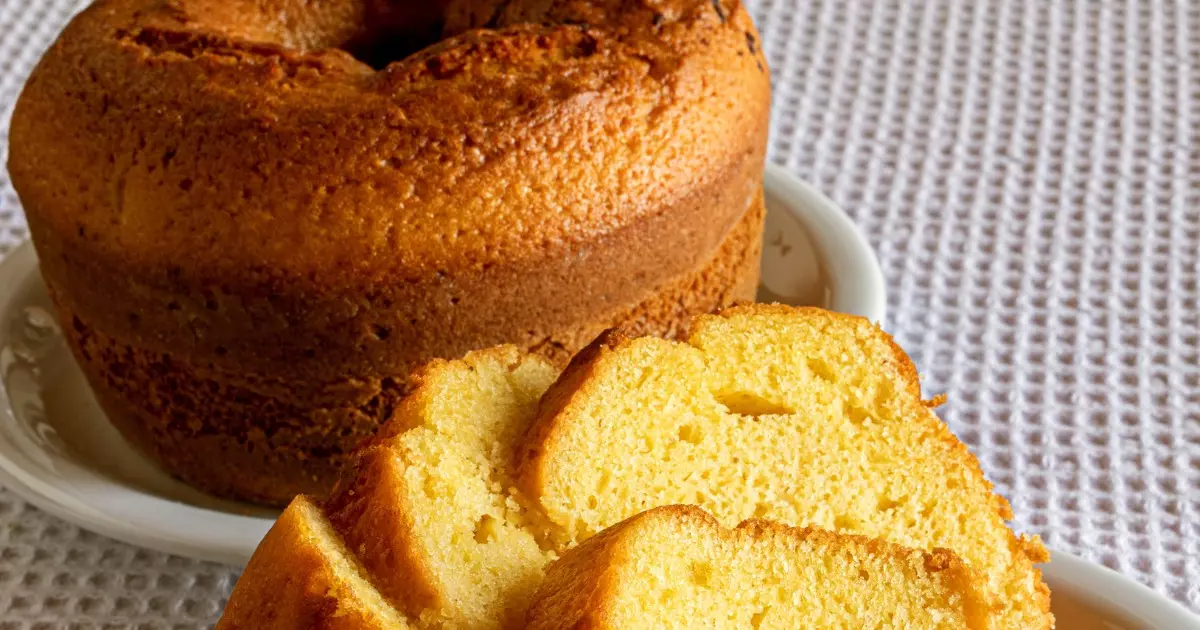 Receita de bolo de fubá