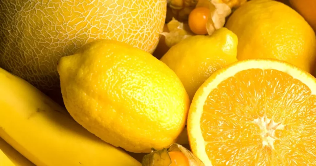 frutas amarelas