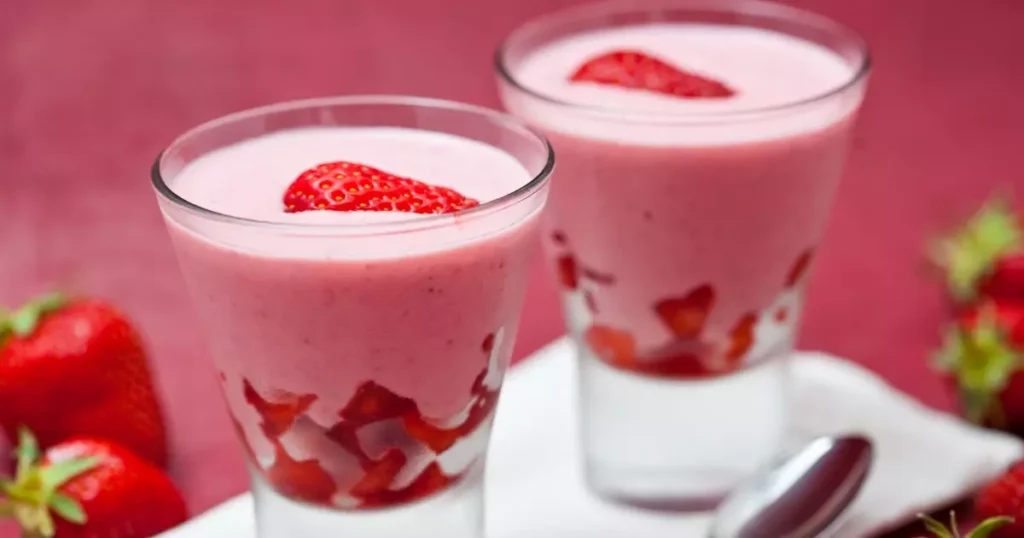 receita de mousse de morango