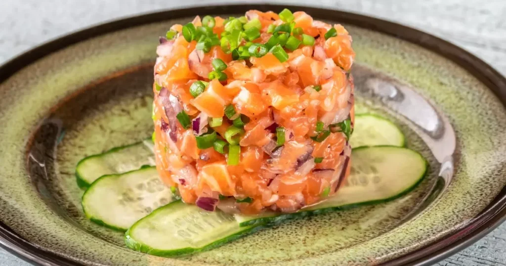 Tartar de salmão