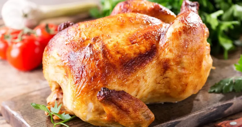 frango assado suculento