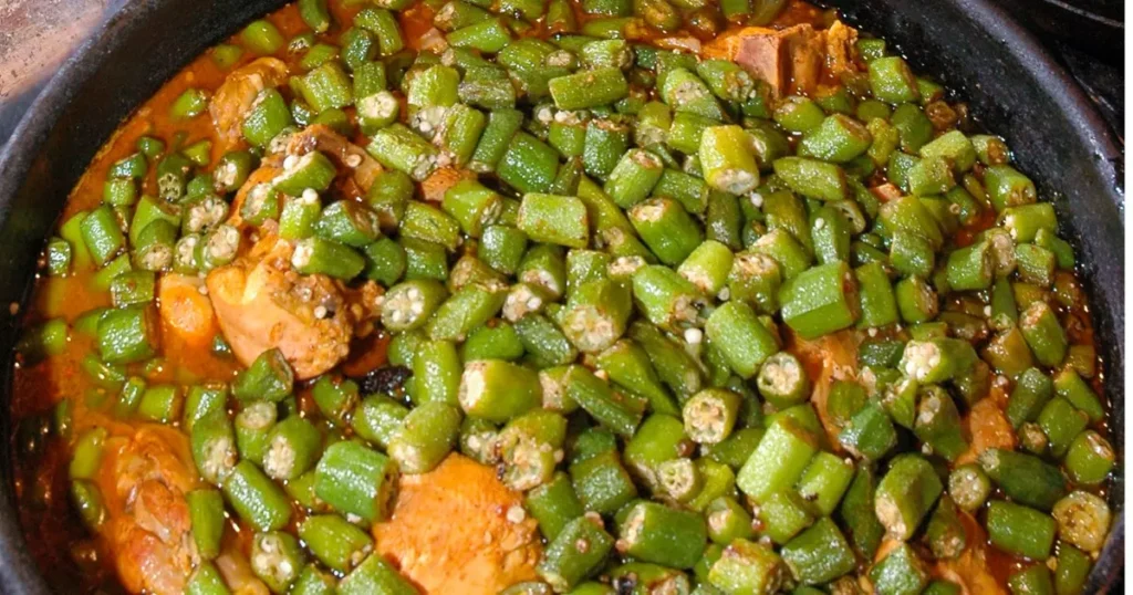 receita de frango com quiabo da vovó