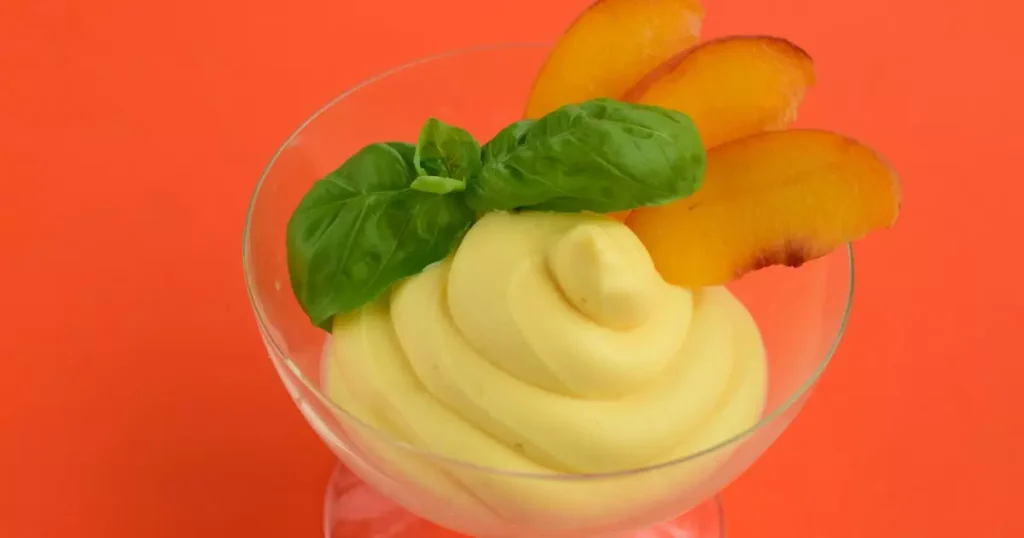 mousse de pêssego