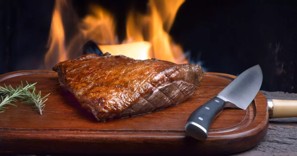 Picanha Grelhada na Churrasqueira