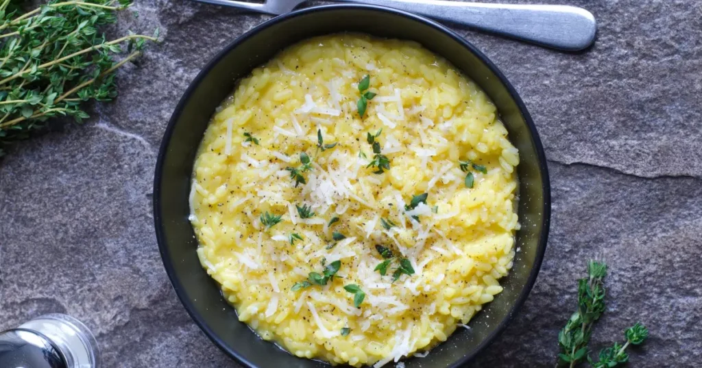 Risoto aos Quatro Queijos