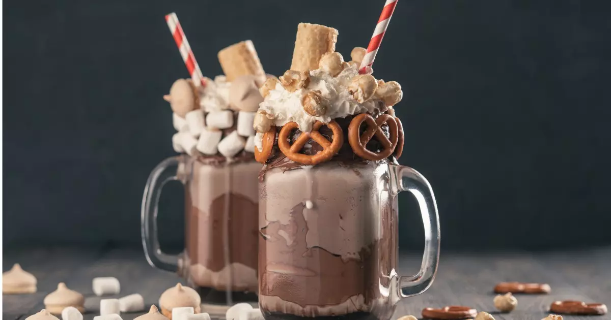  Receita de Milk-shake de Chocolate Cremoso