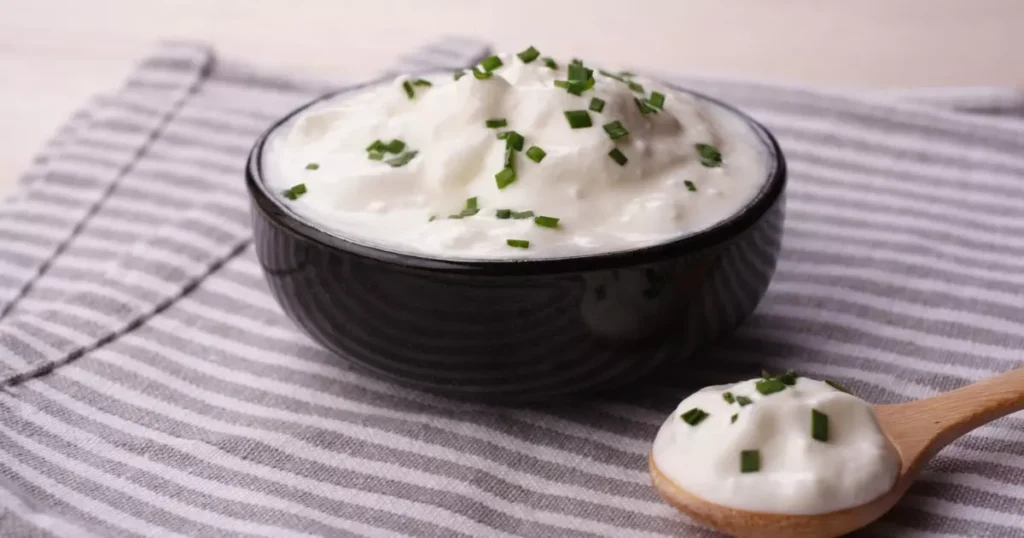 Receita de Sour cream