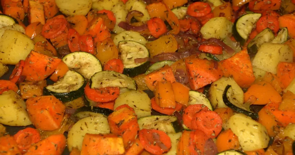 Receita de Vegetais Crocantes ao Forno