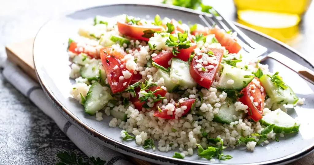 salada de bulgur