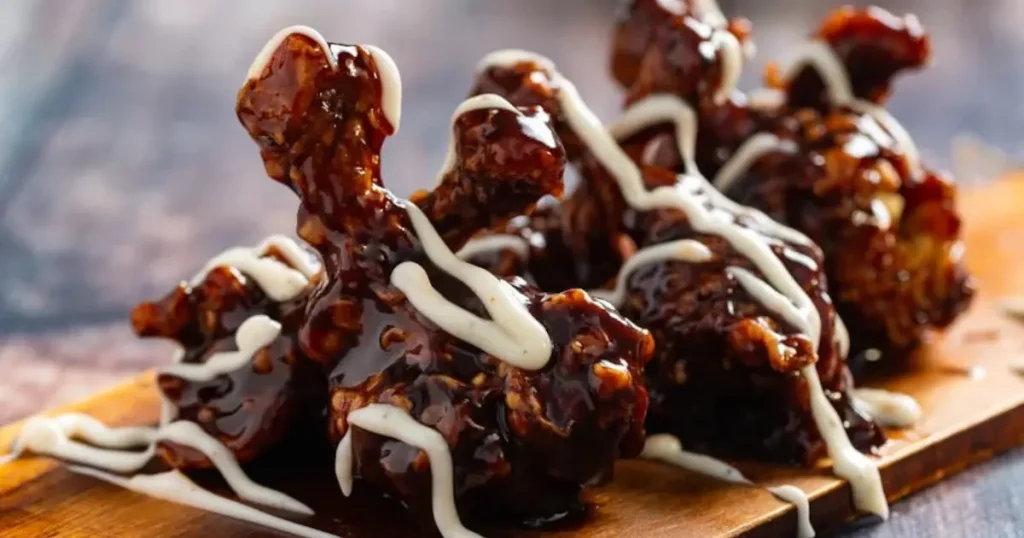 Sobrecoxa de frango assada com molho barbecue que ninguém esquece