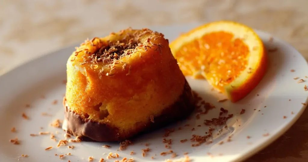 Esse bolo de laranja ficou úmido e com casca, tente fazer também