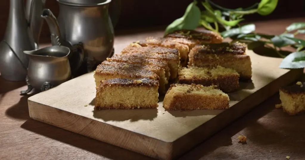Este é o Bolo de banana de liquidificador que minha avó fazia