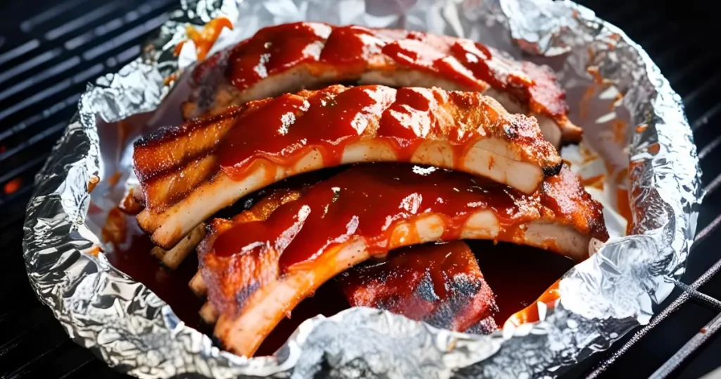 Costela na brasa embrulhada no papel alumínio: vai derreter na boca