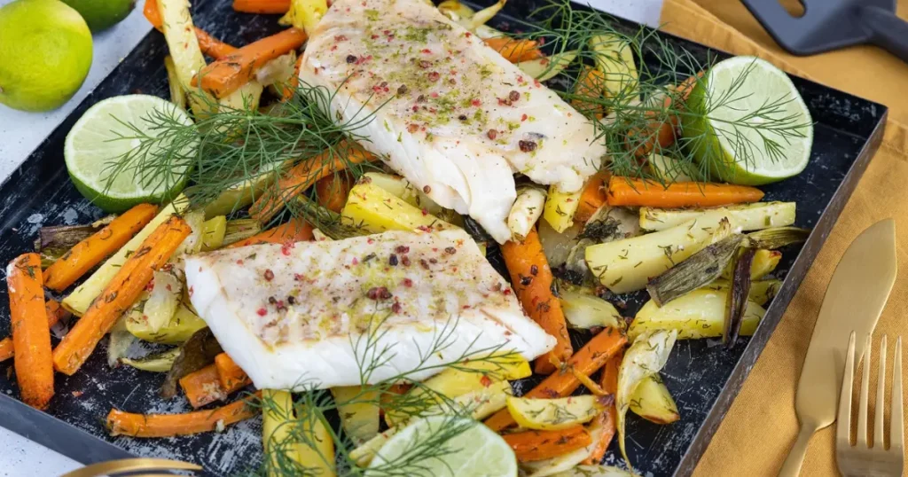 salmão assado no forno