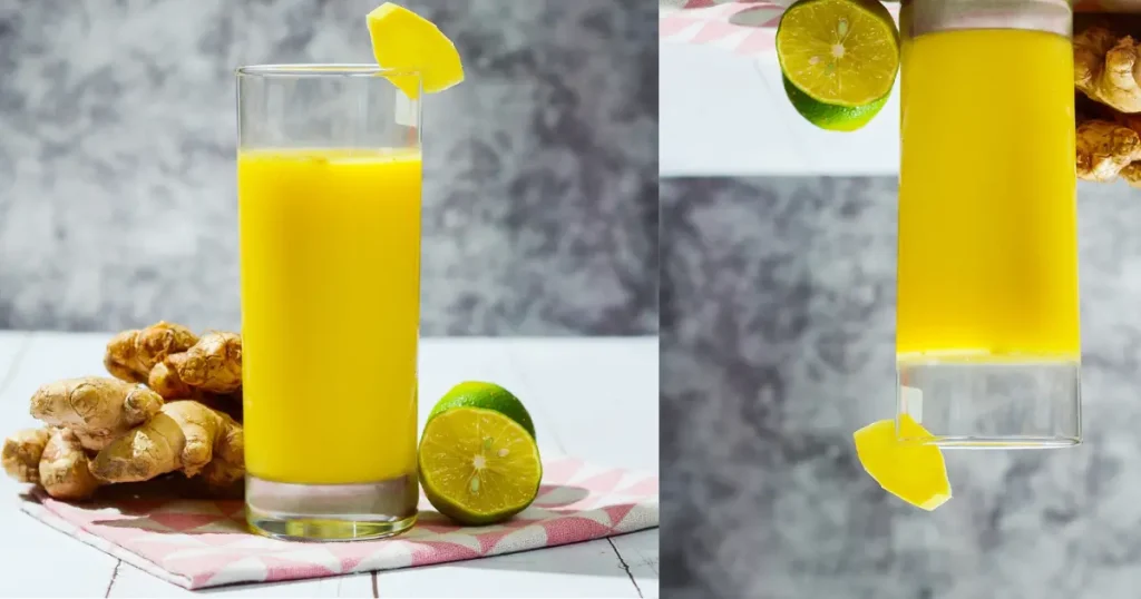 Gengibre + Limão: O Suco que Acorda o Corpo em 5 Minutos