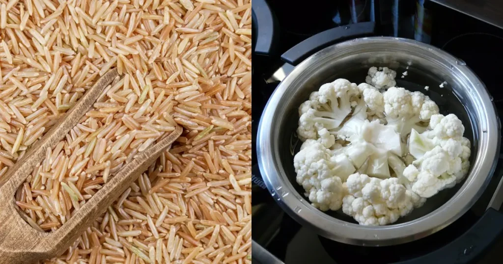 Arroz integral com couve-flor light: gostoso para o paladar, bom para a saúde
