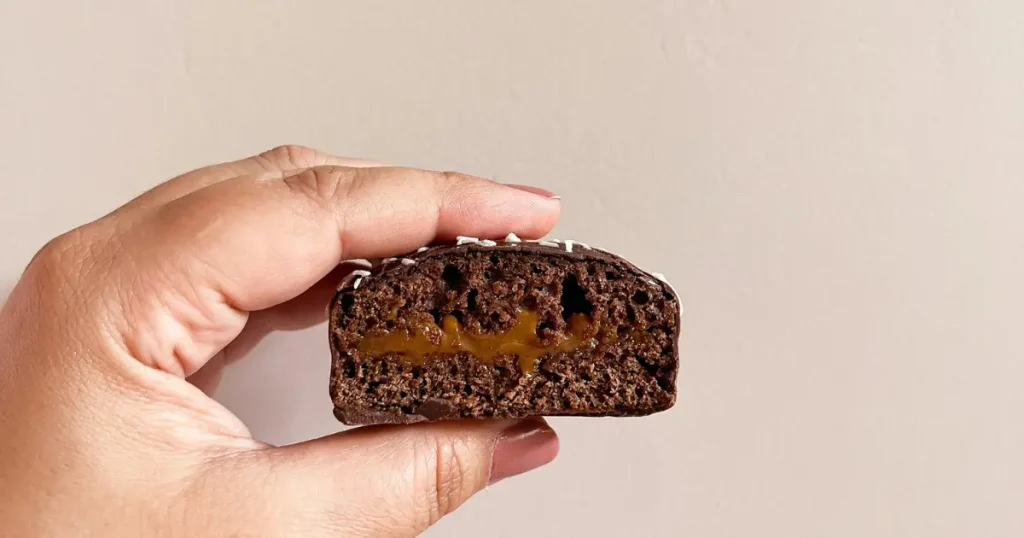 Brownie Recheado com Doce de Leite