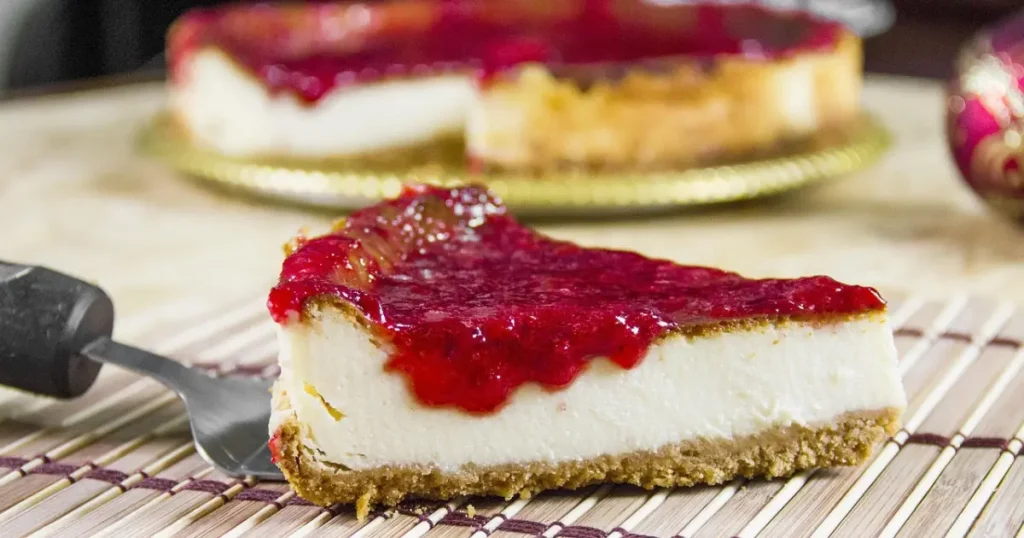 Cheesecake de Morango bem Fácil de fazer