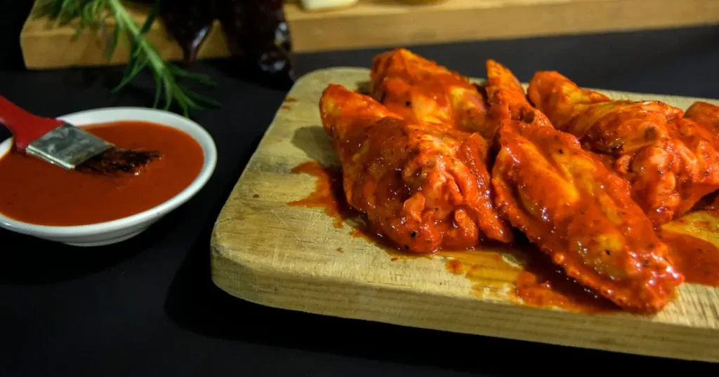 Frango Refogado com Molho de Pimenta Vermelha