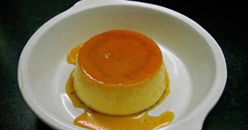 pudim de leite condensado com calda laranja