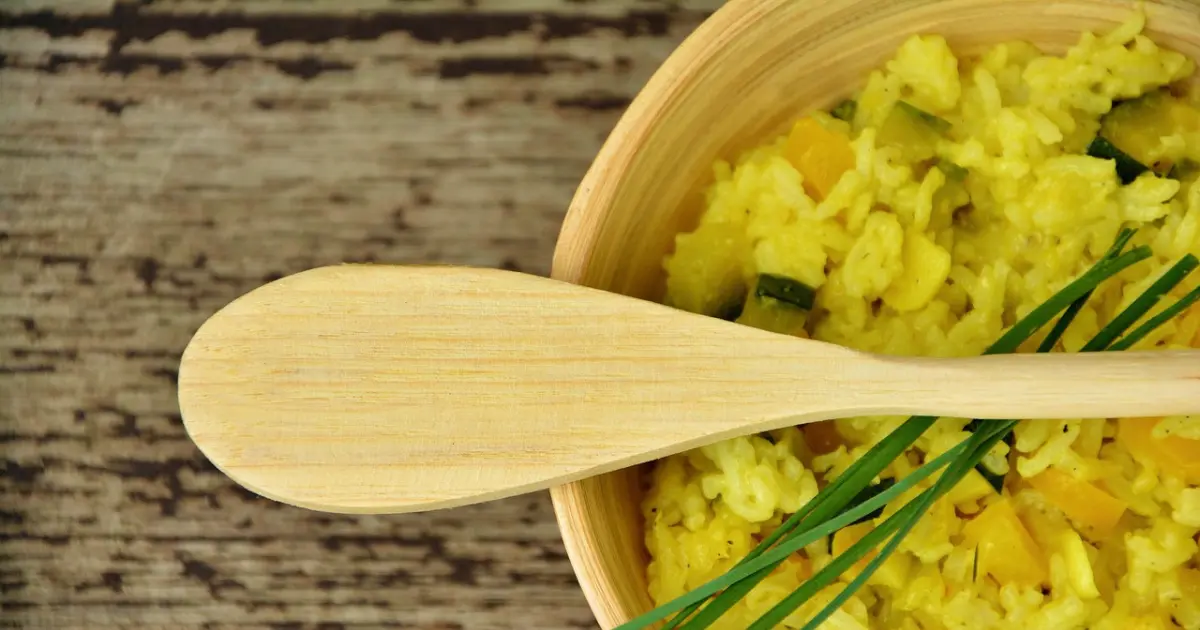 Risoto Amarelo: na receita vai Abóbora Madura e Abobrinha