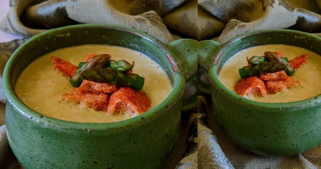 Sopa de Aspargos Cremosa para o tempo de frio