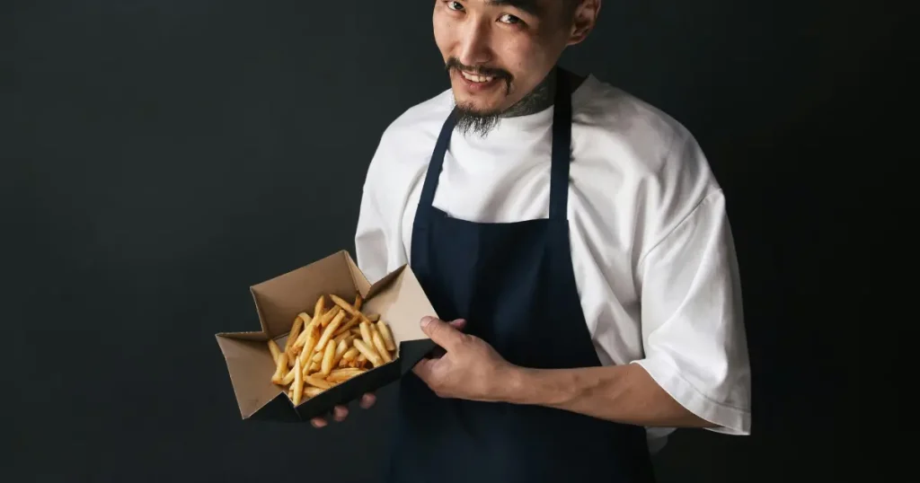 Qual o ponto certo para batata frita não ficar encharcada de óleo?