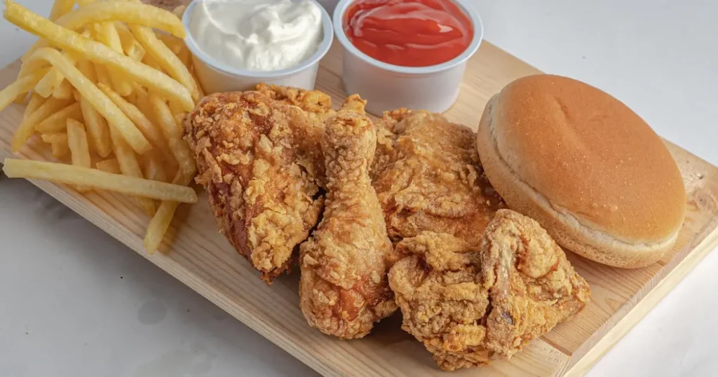 Frango frito no óleo de coco: saudável e crocante
