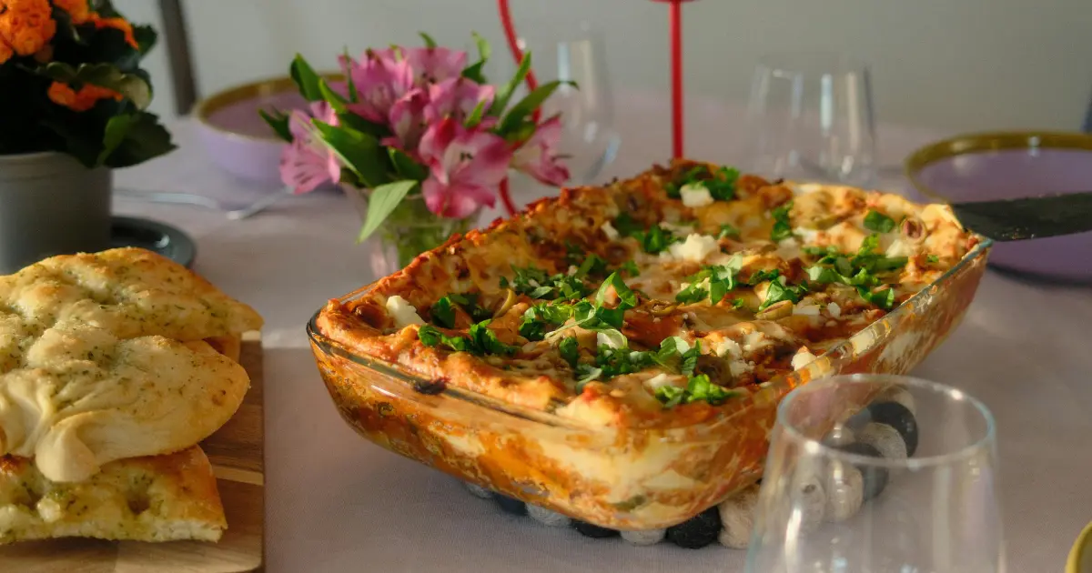 Lasanha pronta na Airfryer