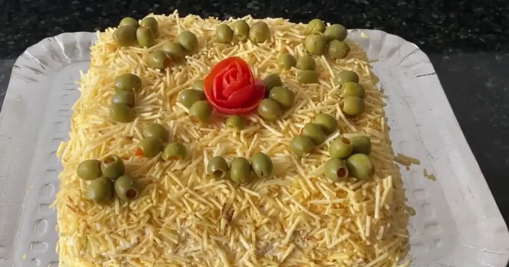 torta gelada de pão de forma